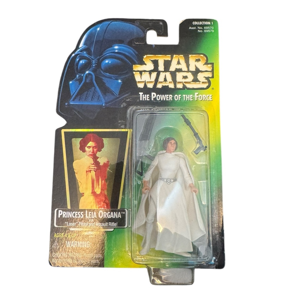 Star Wars POTF Action Figure Princess Leia White Dress